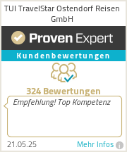 Erfahrungen & Bewertungen zu TUI TravelStar Ostendorf Reisen GmbH