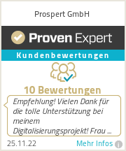 Erfahrungen & Bewertungen zu Prospert GmbH