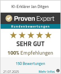 Erfahrungen & Bewertungen zu KI-Erklärer Jan Ditgen