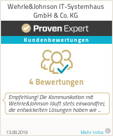 Erfahrungen & Bewertungen zu Wehrle&Johnson IT-Systemhaus GmbH & Co. KG