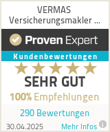 Erfahrungen & Bewertungen zu VERMAS Versicherungsmaklerservice GmbH