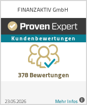Erfahrungen & Bewertungen zu FINANZAKTIV GmbH