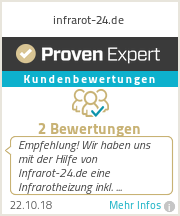 Erfahrungen & Bewertungen zu infrarot-24.de