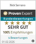 Erfahrungen & Bewertungen zu Nick Serrano