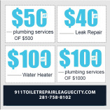 911 Toilet Repair League City TX