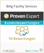 Erfahrungen & Bewertungen zu BiAg Facility Services