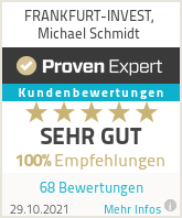 Erfahrungen & Bewertungen zu Michael Schmdt, FRANKFURT-INVEST