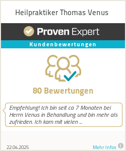 Erfahrungen & Bewertungen zu Heilpraktiker Thomas Venus
