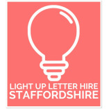 Light Up Letter Hire Staffordshire