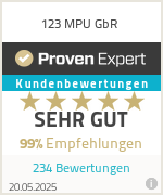 Erfahrungen & Bewertungen zu 123MPU