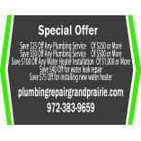 Plumbing Repair Grand Prairie