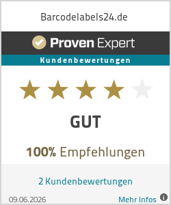 Erfahrungen & Bewertungen zu Barcodelabels24.de