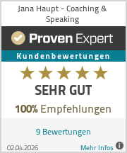 Erfahrungen & Bewertungen zu Jana Haupt - Coaching & Speaking