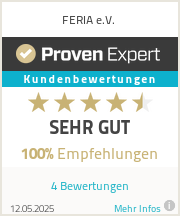 Erfahrungen & Bewertungen zu FERIA e.V.