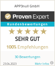 Erfahrungen & Bewertungen zu APP3null GmbH