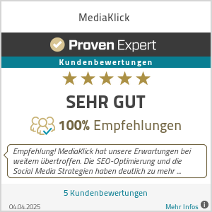 Erfahrungen & Bewertungen zu MediaKlick