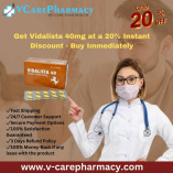 Vidalista 40 mg online and Enjoy 20% Off