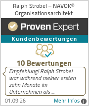 Erfahrungen & Bewertungen zu Ralph Strobel – NAVOK® Organisationsarchitekt