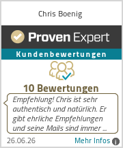 Erfahrungen & Bewertungen zu Chris Boenig