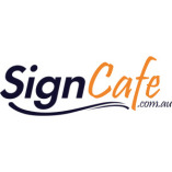 Sign cafe