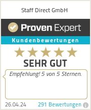 Erfahrungen & Bewertungen zu Staff Direct GmbH