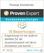 Erfahrungen & Bewertungen zu Thomas Krombholz