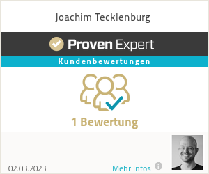 Erfahrungen & Bewertungen zu Joachim Tecklenburg