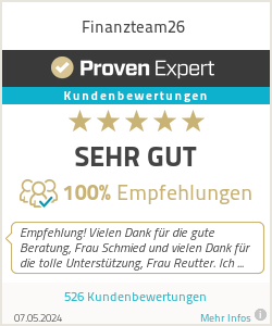 Unser Proven Expert Rating ist sehr gut