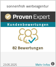 Erfahrungen & Bewertungen zu sonnenfroh werbeagentur