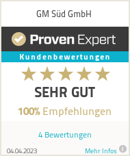 Erfahrungen & Bewertungen zu GM Süd GmbH