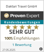 Erfahrungen & Bewertungen zu Daktari Travel GmbH