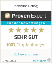 Erfahrungen & Bewertungen zu Jeannine Tieling