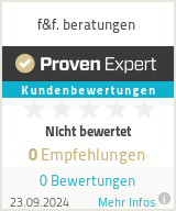 Erfahrungen & Bewertungen zu f&f. beratungen