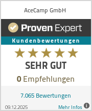 Erfahrungen & Bewertungen zu AceCamp GmbH