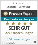 Erfahrungen & Bewertungen zu Novustat Statistik-Beratung