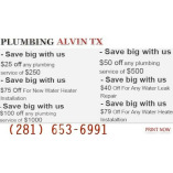 Plumbing Alvin TX