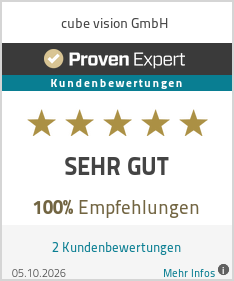 Erfahrungen & Bewertungen zu cube vision GmbH