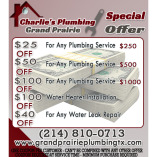 Charlies Plumbing Grand Prairie