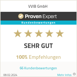 Erfahrungen & Bewertungen zu VVIB GmbH