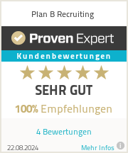 Erfahrungen & Bewertungen zu Plan B Recruiting