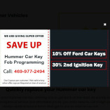 Hummer Key Programming