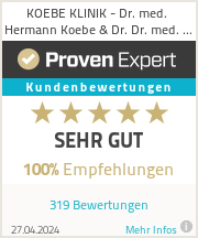 Erfahrungen & Bewertungen zu KOEBE KLINIK - Dr. med. Hermann Koebe & Dr. Dr. med. Norman Koebe
