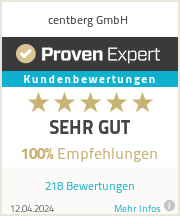 Erfahrungen & Bewertungen zu centberg GmbH