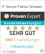 Erfahrungen & Bewertungen zu IT-Service Fabian Schwarz
