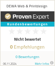 Erfahrungen & Bewertungen zu DEWA Web & Printdesign
