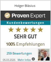 Erfahrungen & Bewertungen zu Holger Bläsius