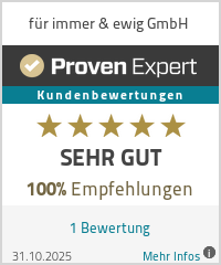 Erfahrungen & Bewertungen zu für immer & ewig GmbH
