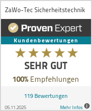 Erfahrungen & Bewertungen zu ZaWo-Tec Sicherheitstechnik
