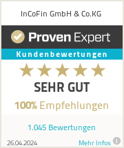 Erfahrungen & Bewertungen zu InCoFin GmbH & Co.KG