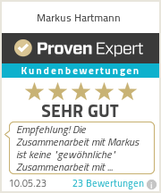 Erfahrungen & Bewertungen zu Markus Hartmann